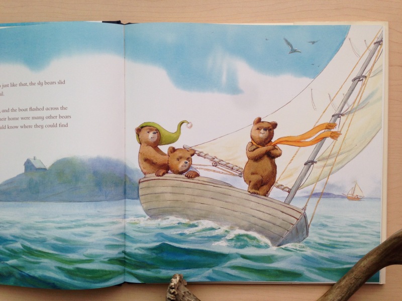 Three Bears in a Boat page detail